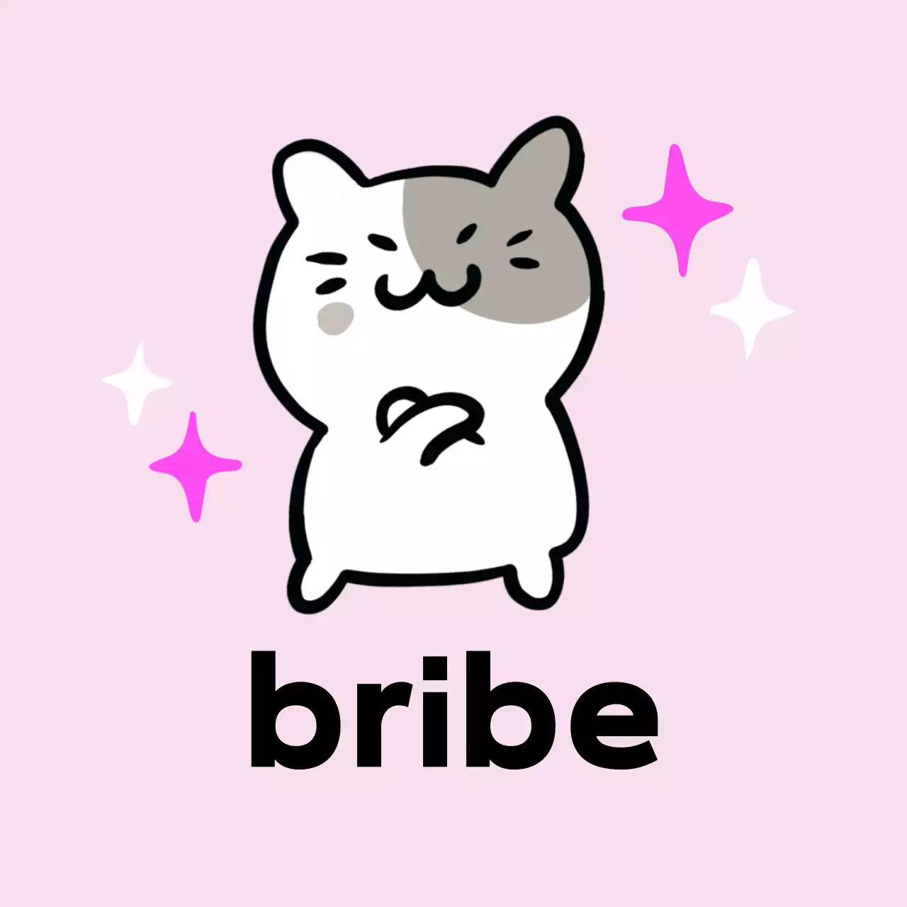 Meme nhân vật dễ thương màu hồng