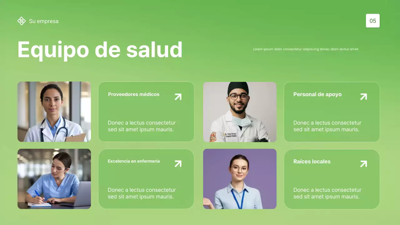 Promoción de la atención sanitaria moderna y ecológica