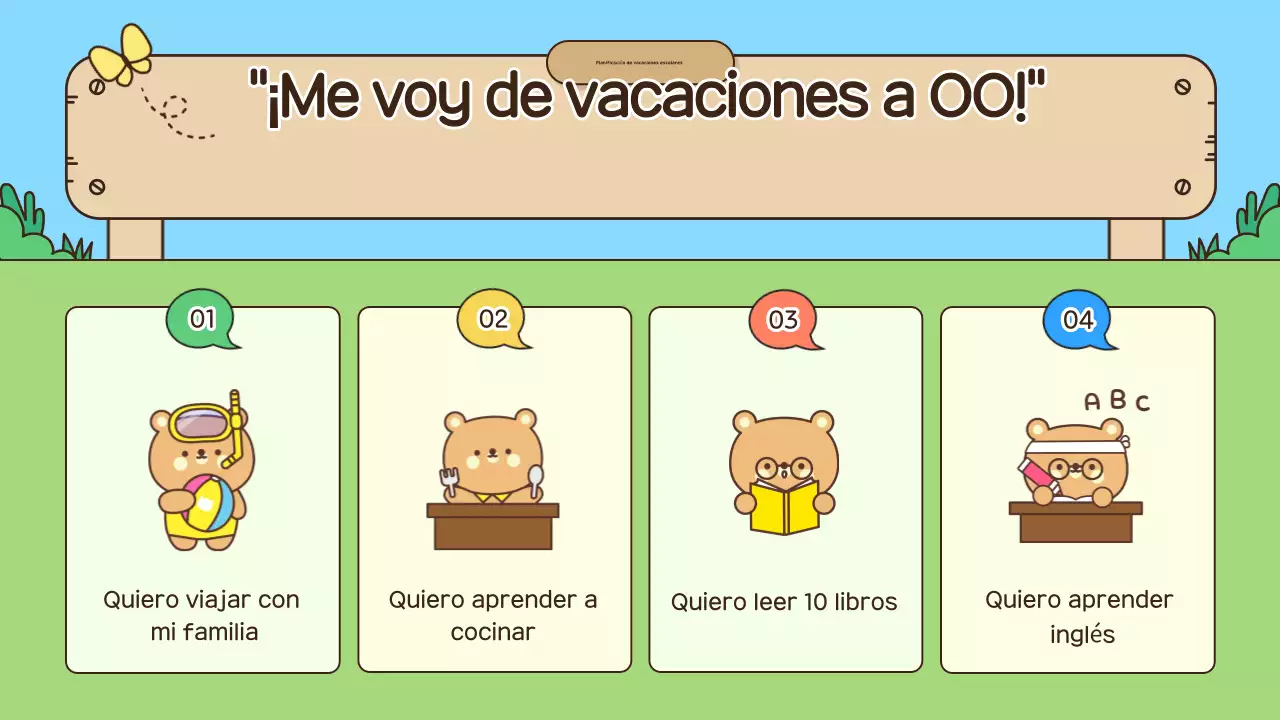 Materiales educativos para las vacaciones de verano de Sky Blue Baby