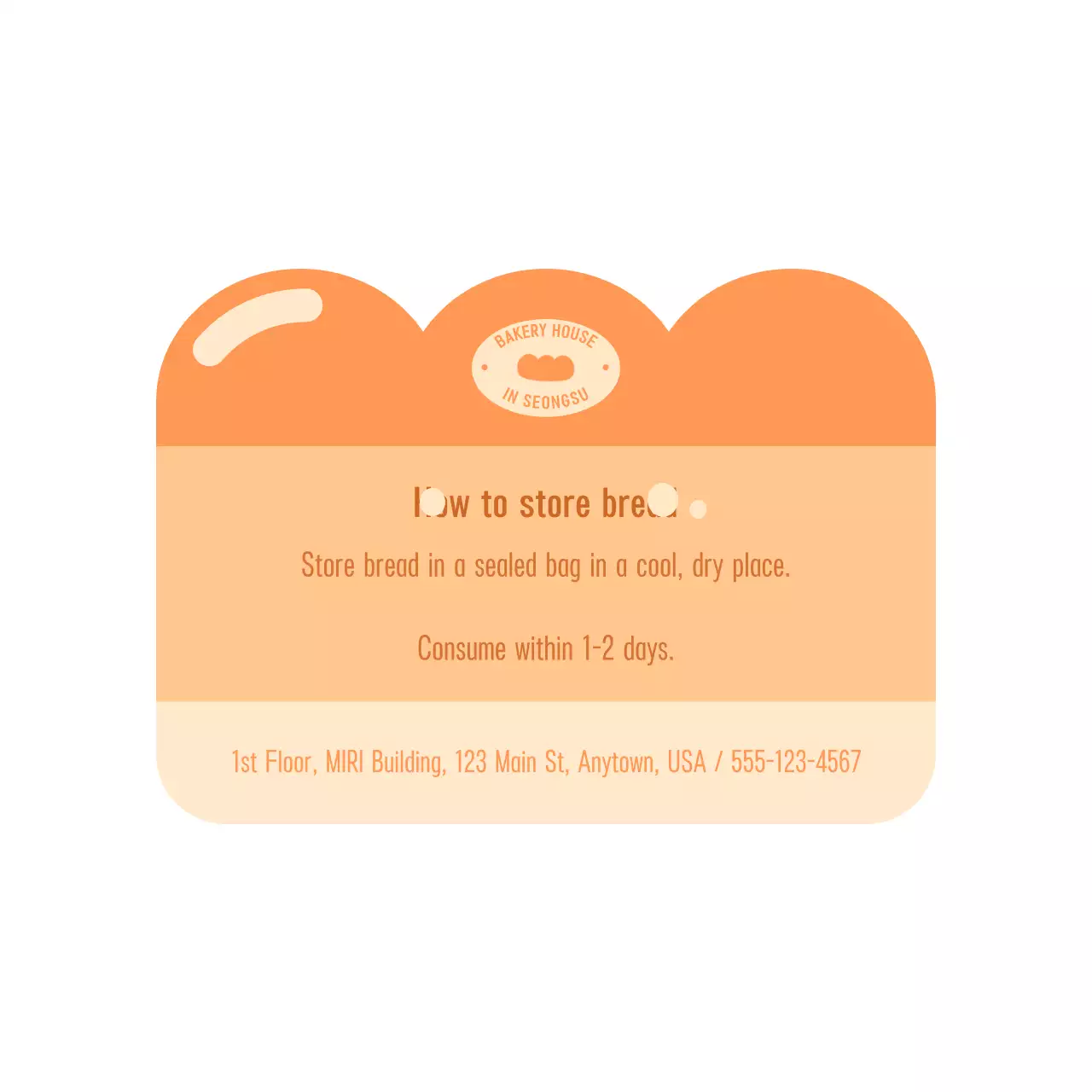 Petunjuk Penyimpanan Sederhana Orange