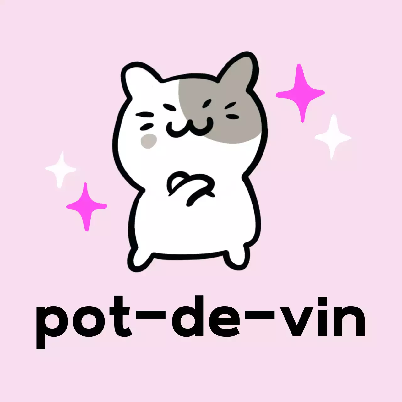 Mème de personnage rose mignon