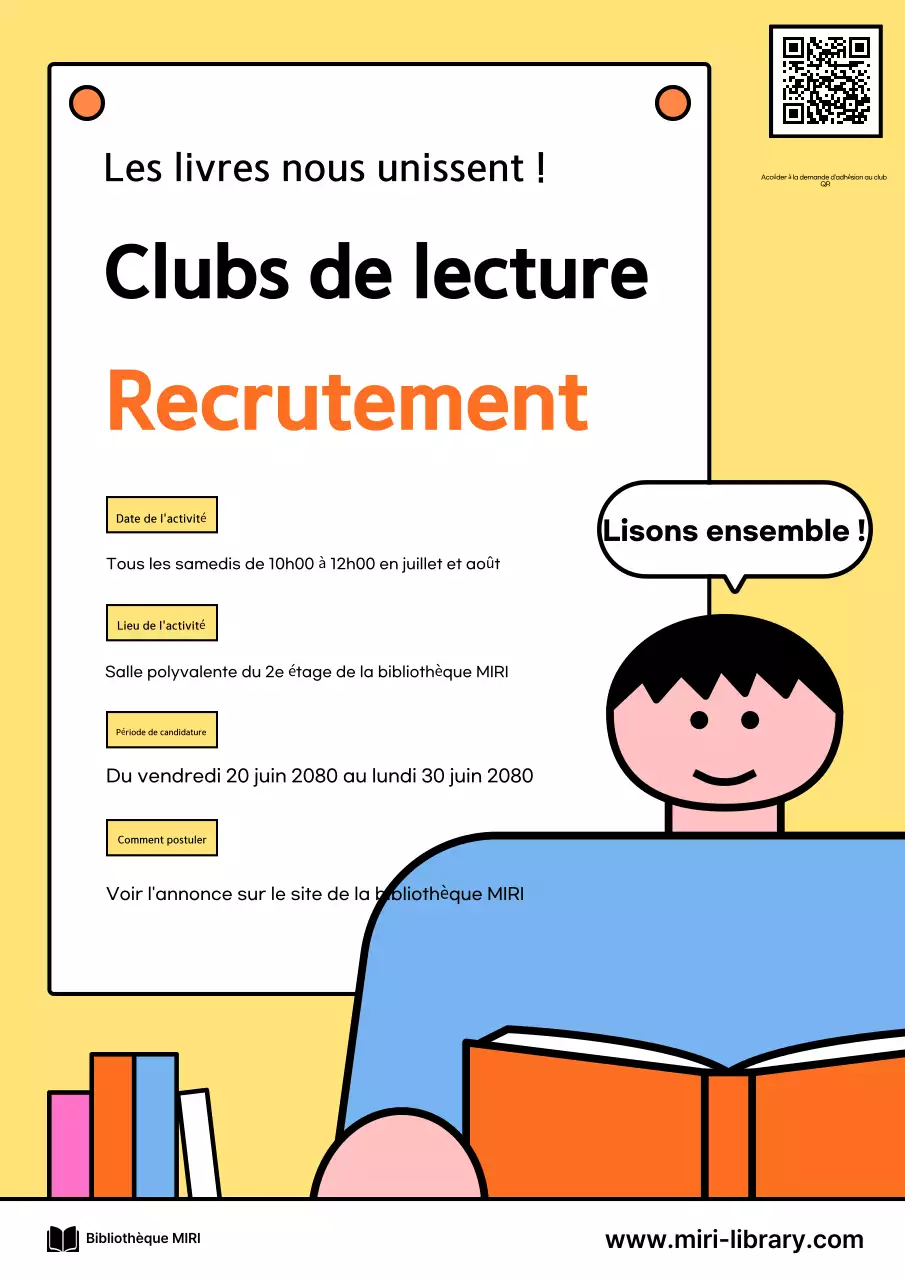 Recrutement Orange Simple Reading