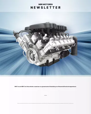 Sky Blue Modern Tech Newsletter