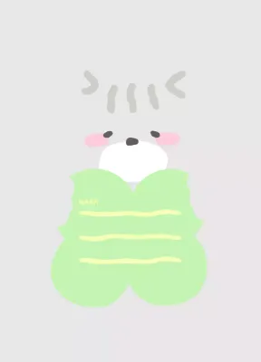 Grijze babydierenletters