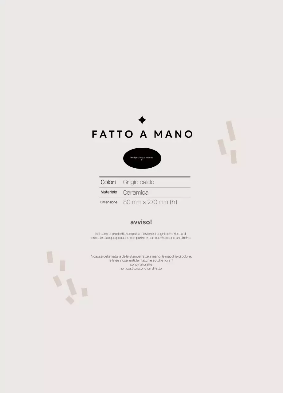 Manuale di introduzione al prodotto Beige Simple