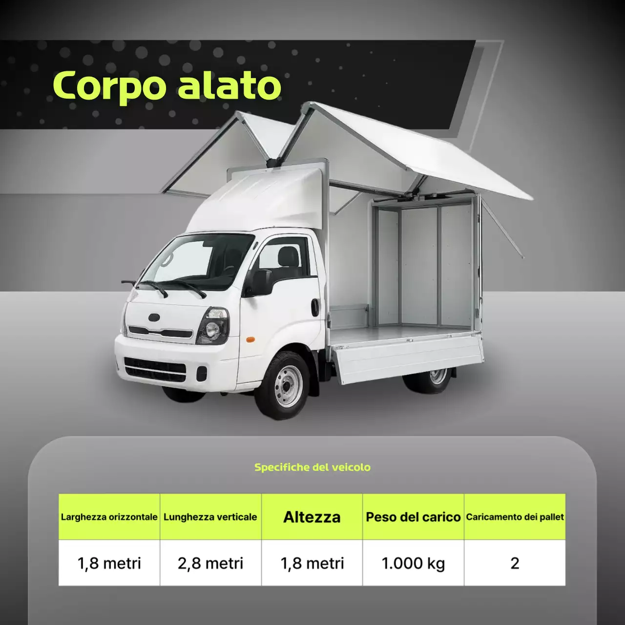 Guida logistica moderna grigia