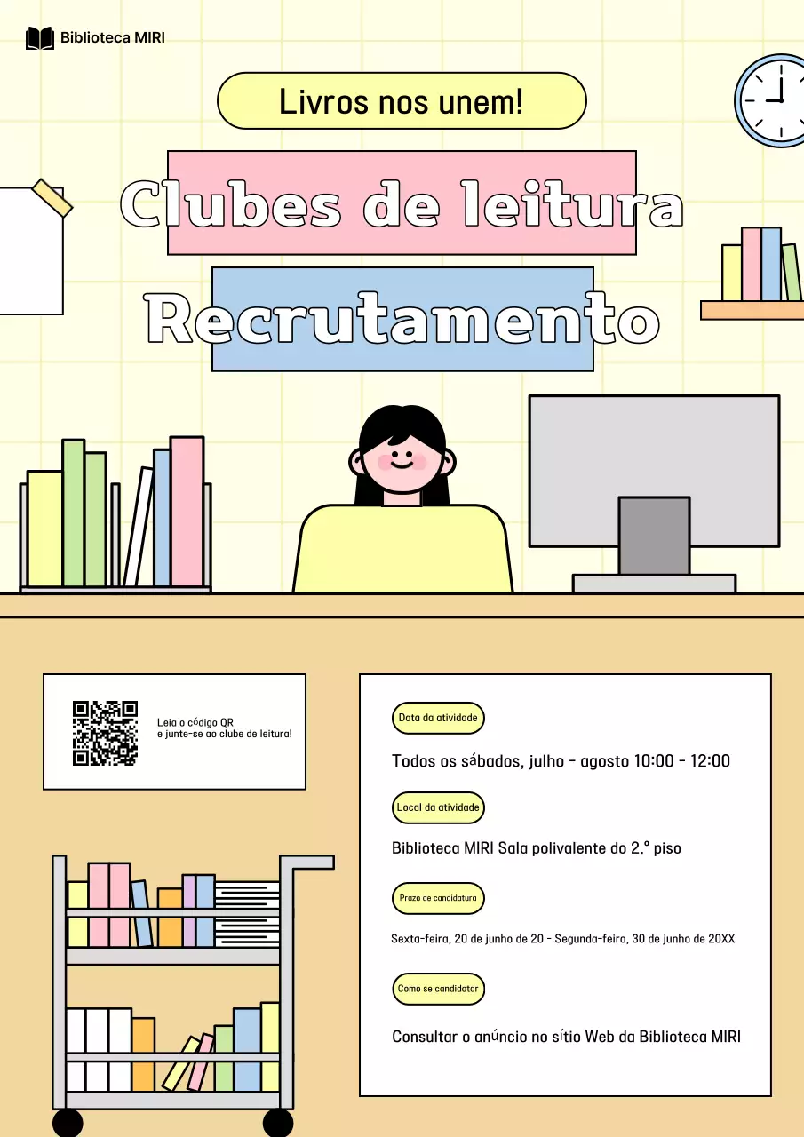 Recrutamento de Leitura para Bebês Amarelos