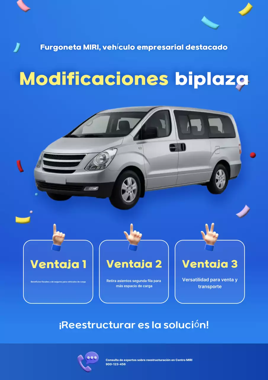 Anuncio de coche moderno azul modificado