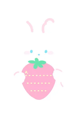 Postal de bebé rosa