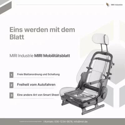 Graue moderne Autoteileanzeige