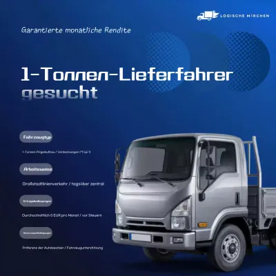 Blue Modern Stellenausschreibung