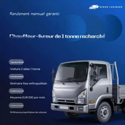 Offre d'emploi Blue Modern