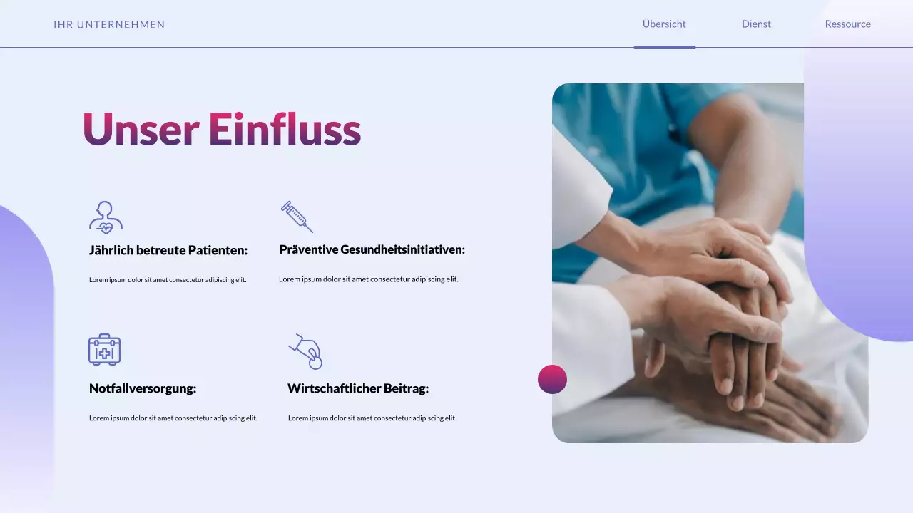 grüne moderne Gesundheitsförderung