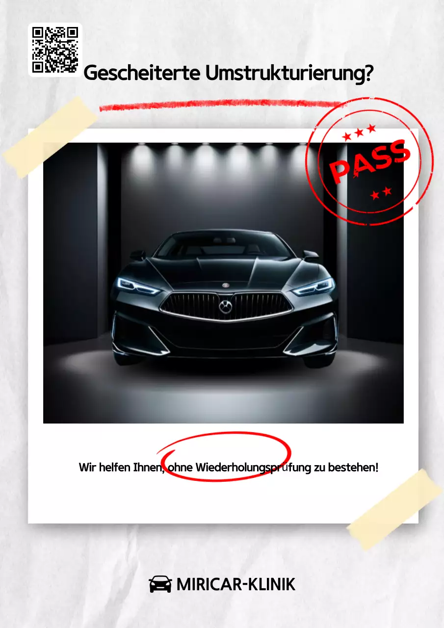 schwarze moderne Autowerbung