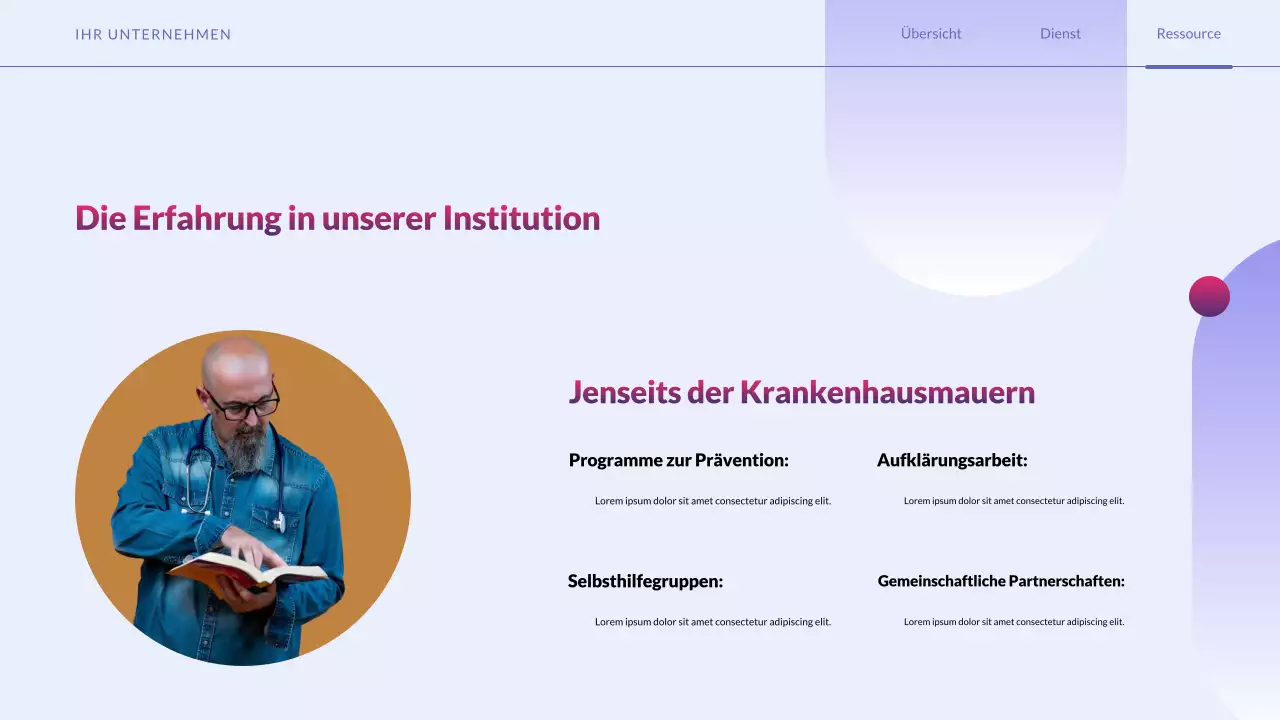 grüne moderne Gesundheitsförderung