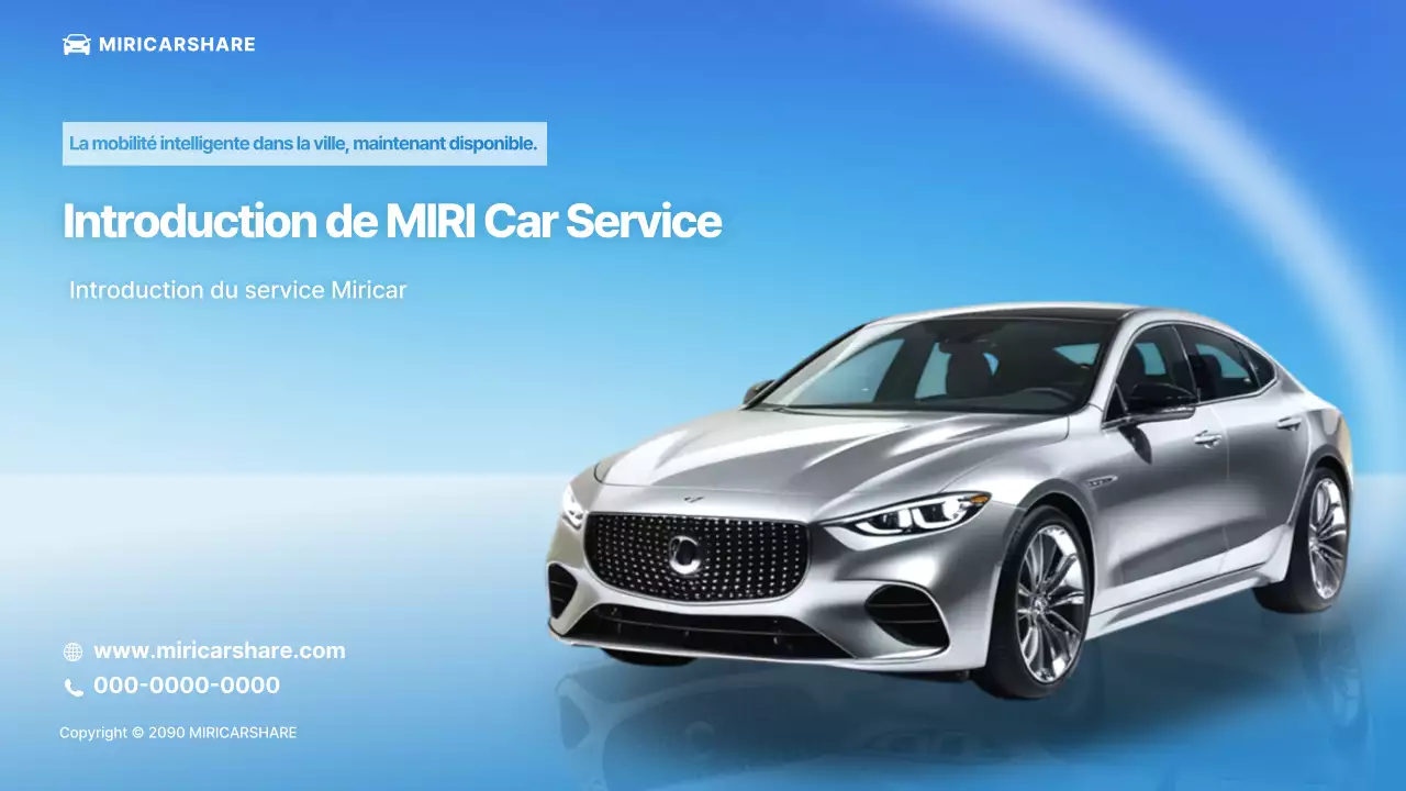 Présentation de Blue Modern Car Service