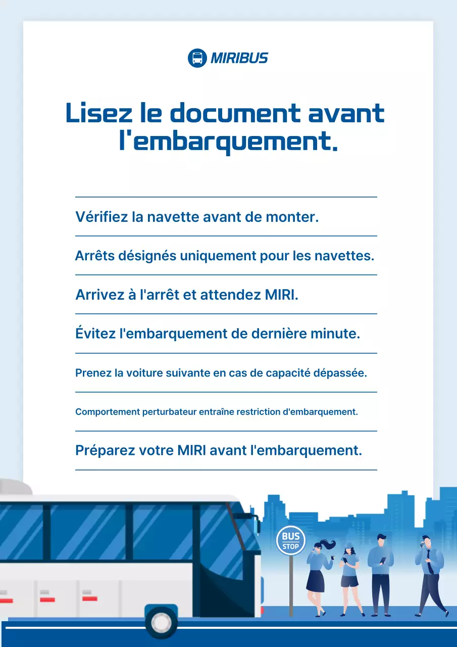 Guide des transports publics Blue Clean