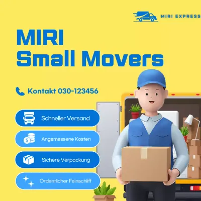 Gelbe einfache bewegte Werbung