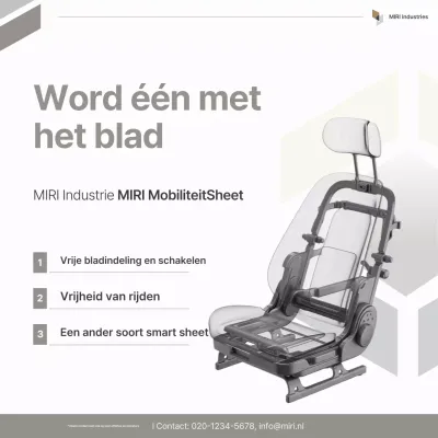 Grijze moderne auto-onderdelen advertentie
