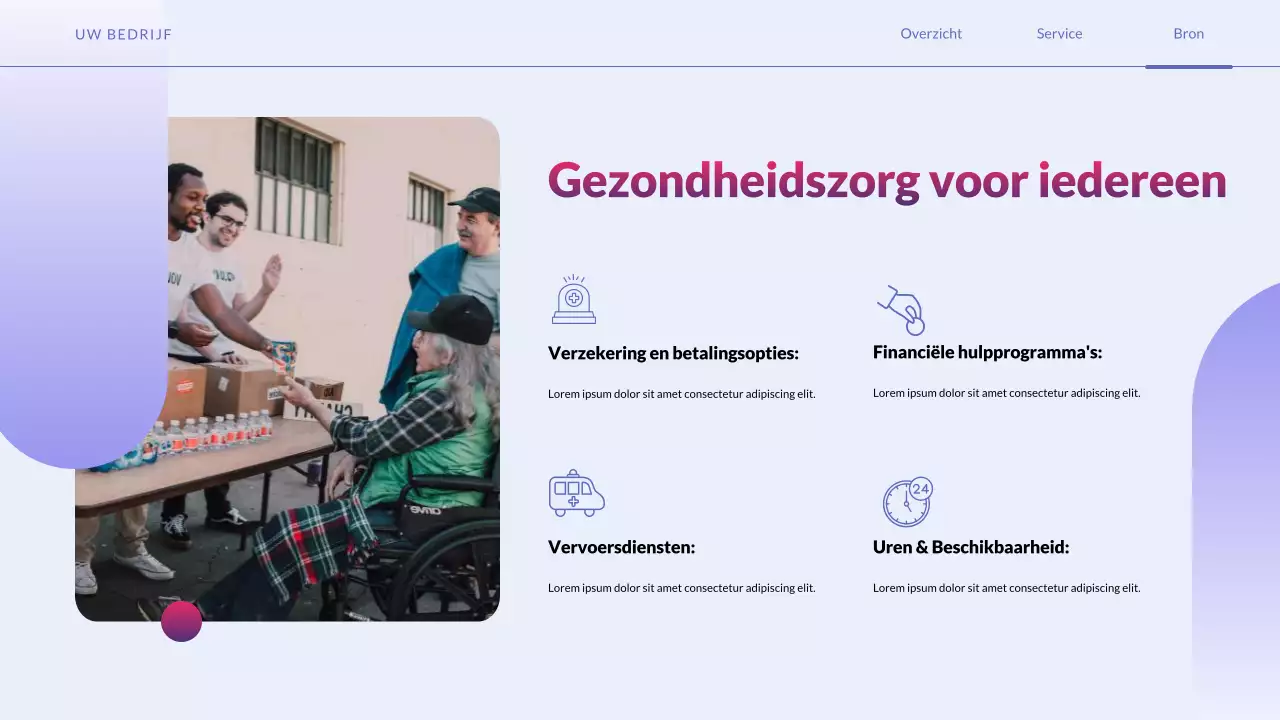 groene moderne gezondheidsbevordering