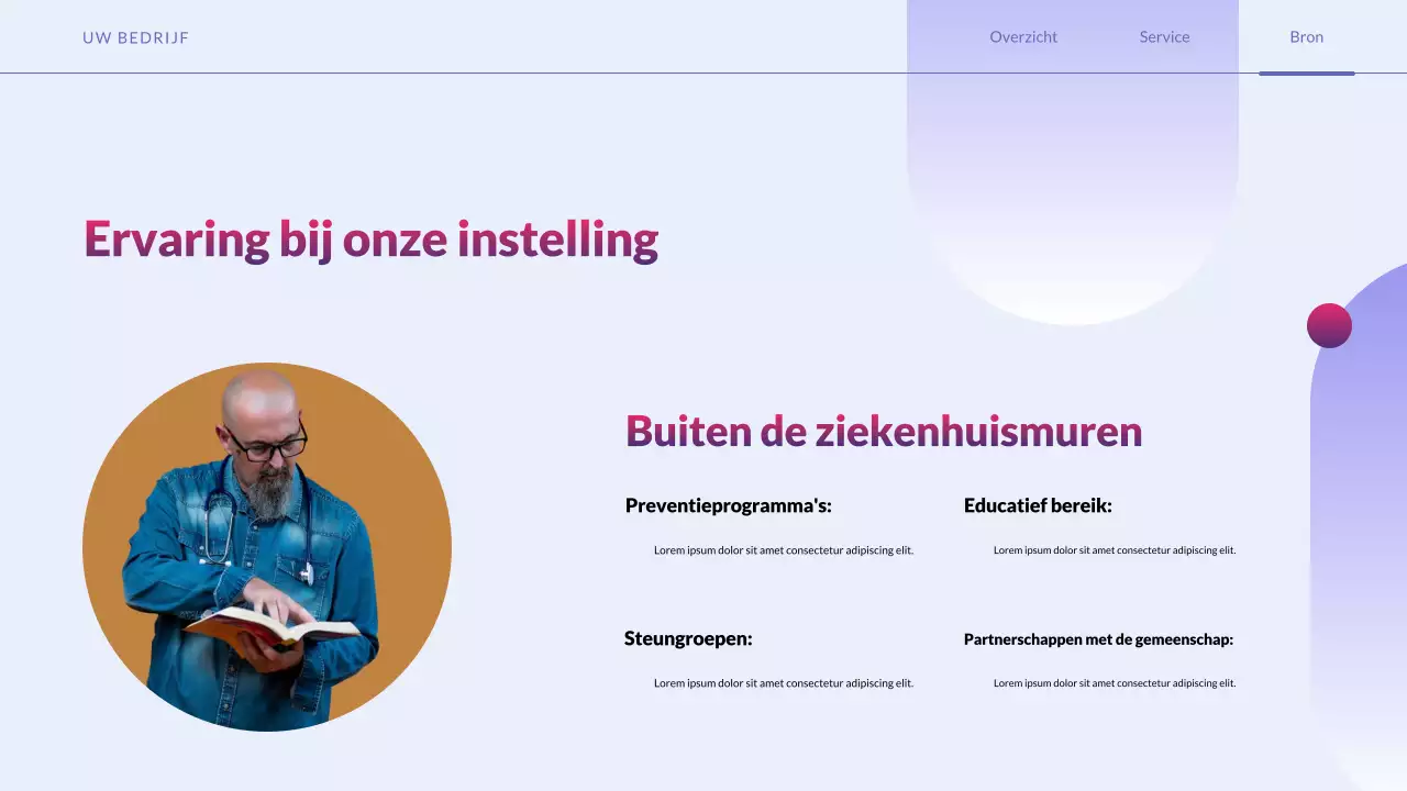 groene moderne gezondheidsbevordering