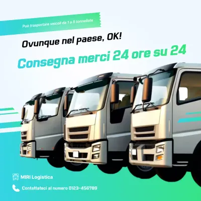 Pubblicità di Mint Modern Logistics