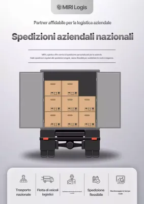 Pubblicità di Gray Modern Logistics