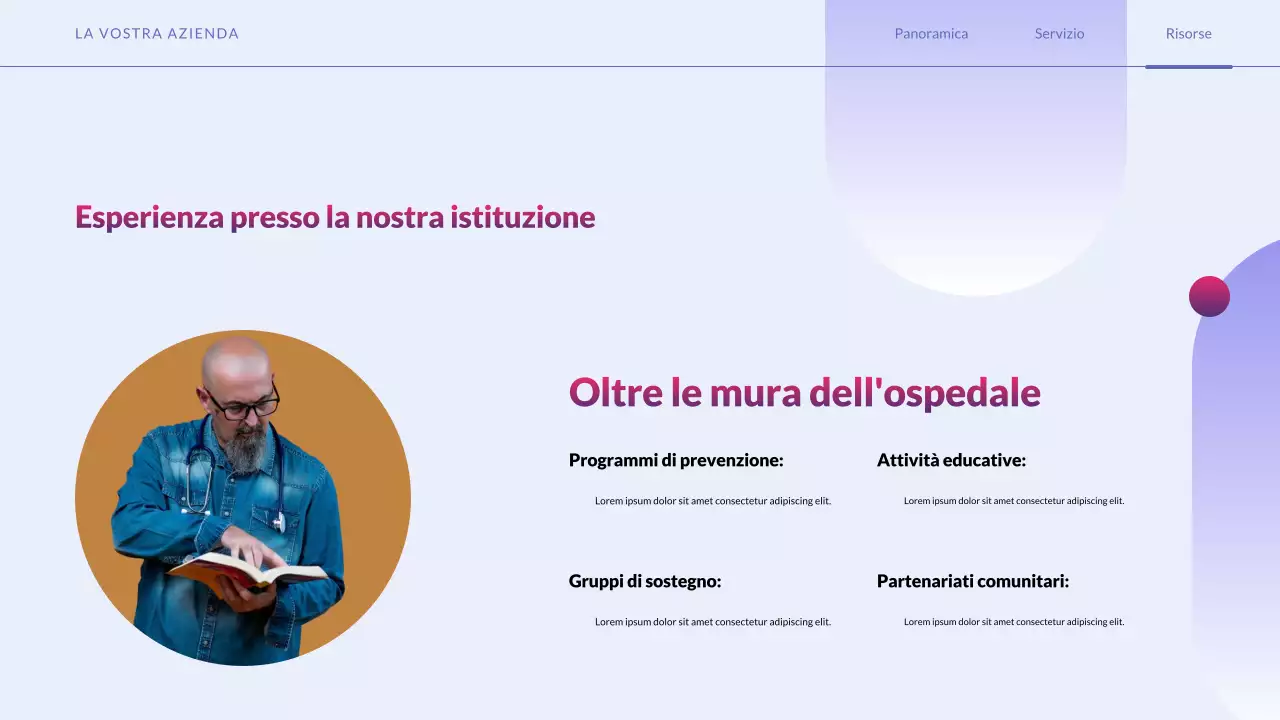 promozione della salute moderna e verde