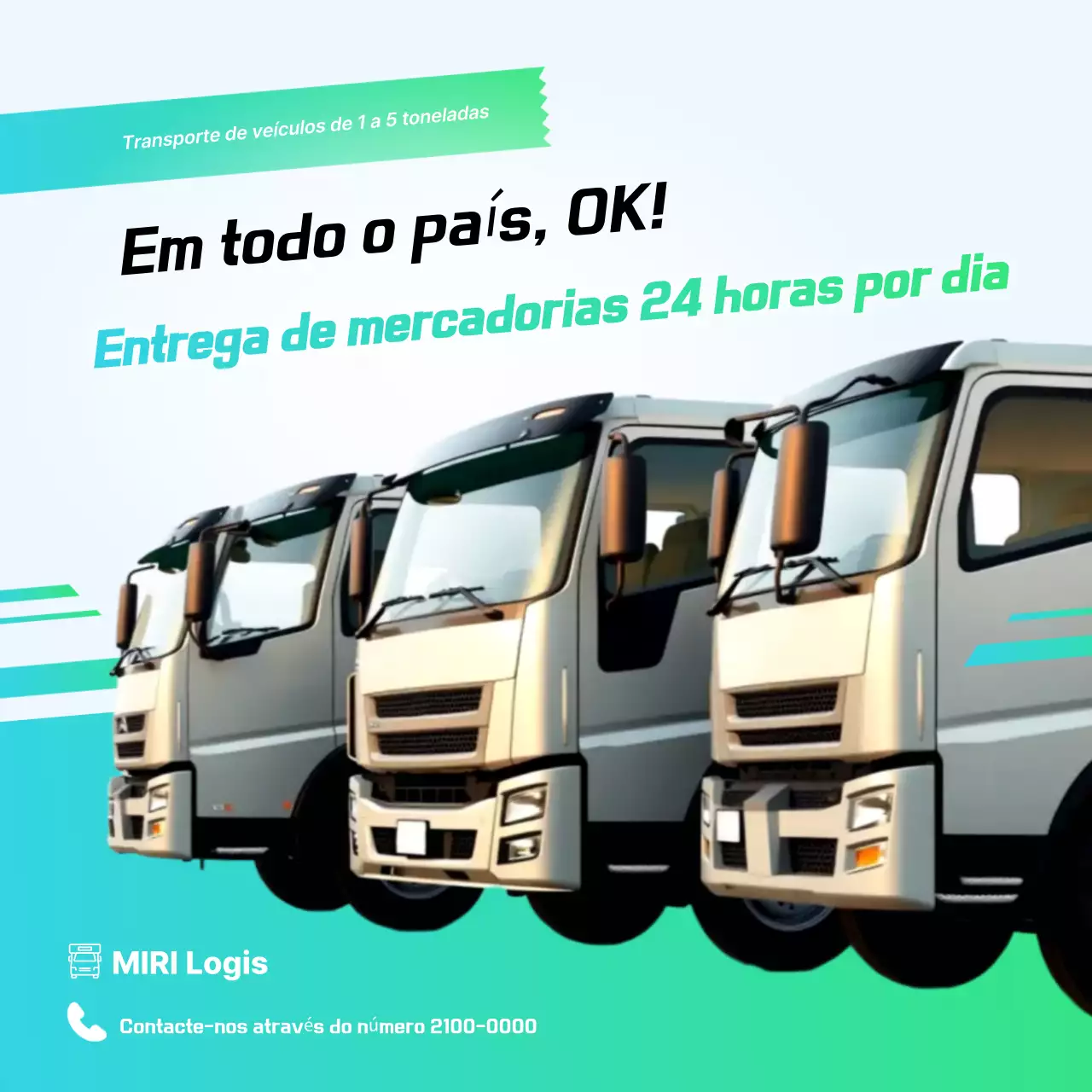 Anúncio da Mint Modern Logistics