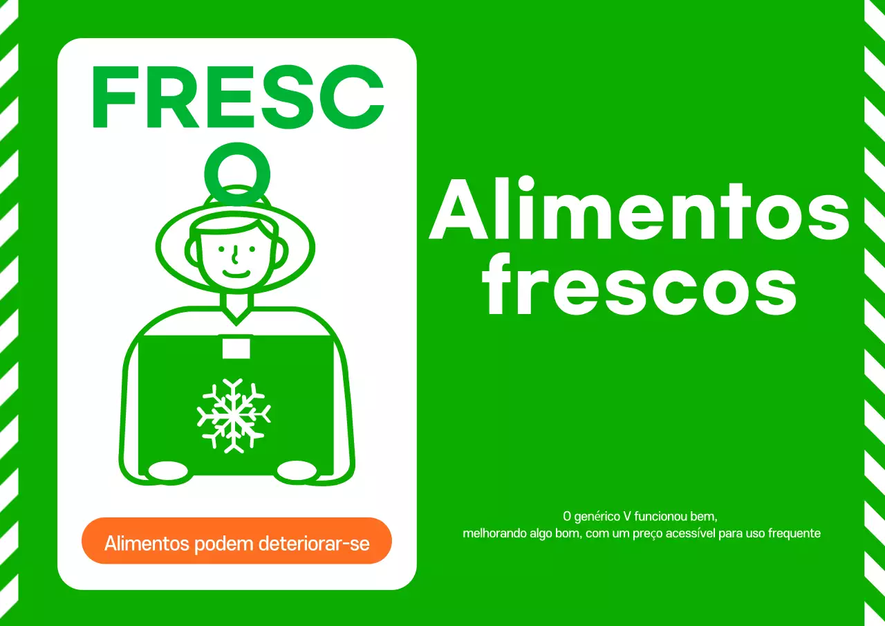 Guia de entrega de alimentos frescos e simples da Green