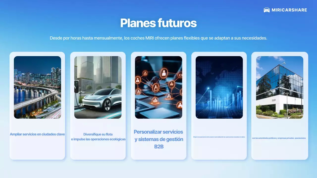 Presentamos el servicio Blue Modern Car