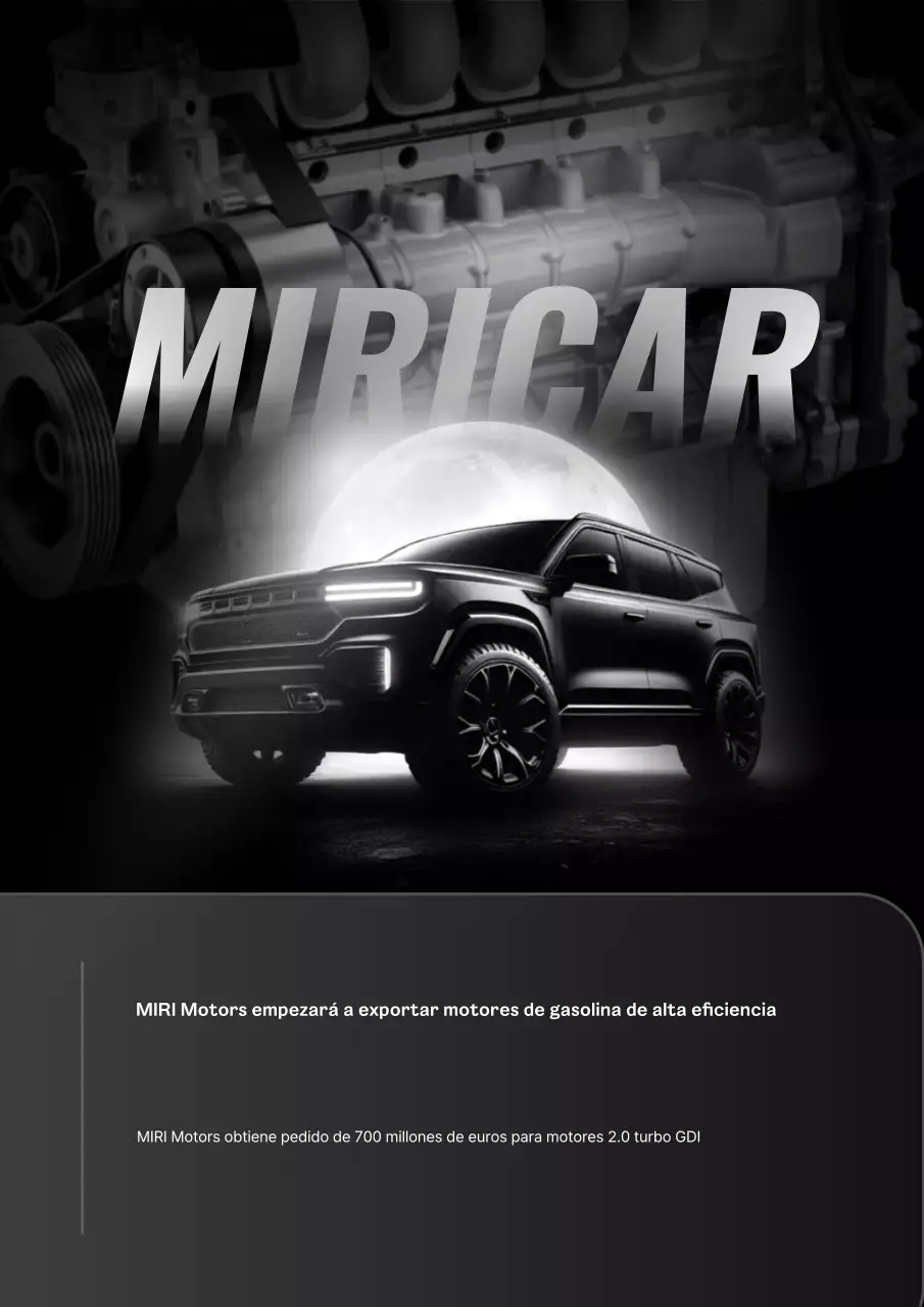 Anuncio de coche moderno negro