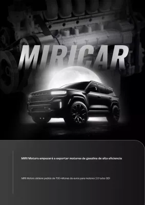 Anuncio de coche moderno negro