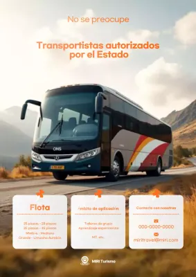 Anuncio de viajes moderno de Orange