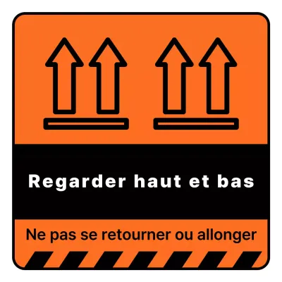 Consignes de sécurité de base orange