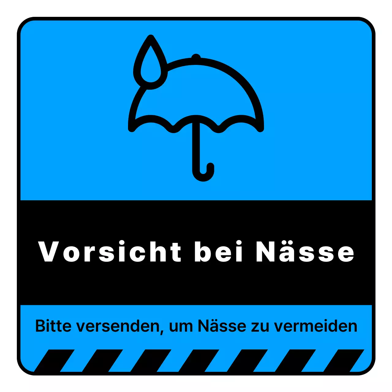 Blue Simple Versandsicherheitsrichtlinien