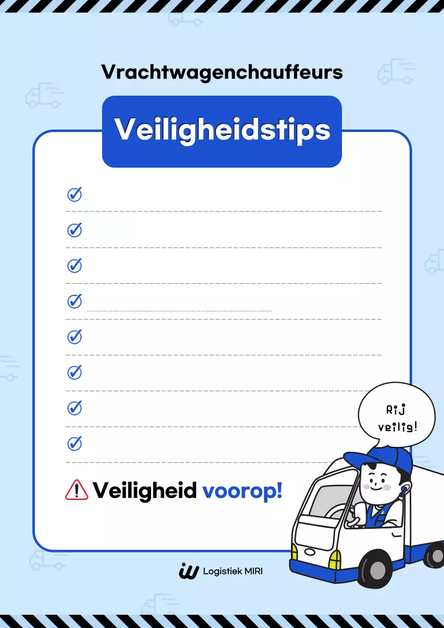 Sky Blue Clean Veiligheidsregels Gids