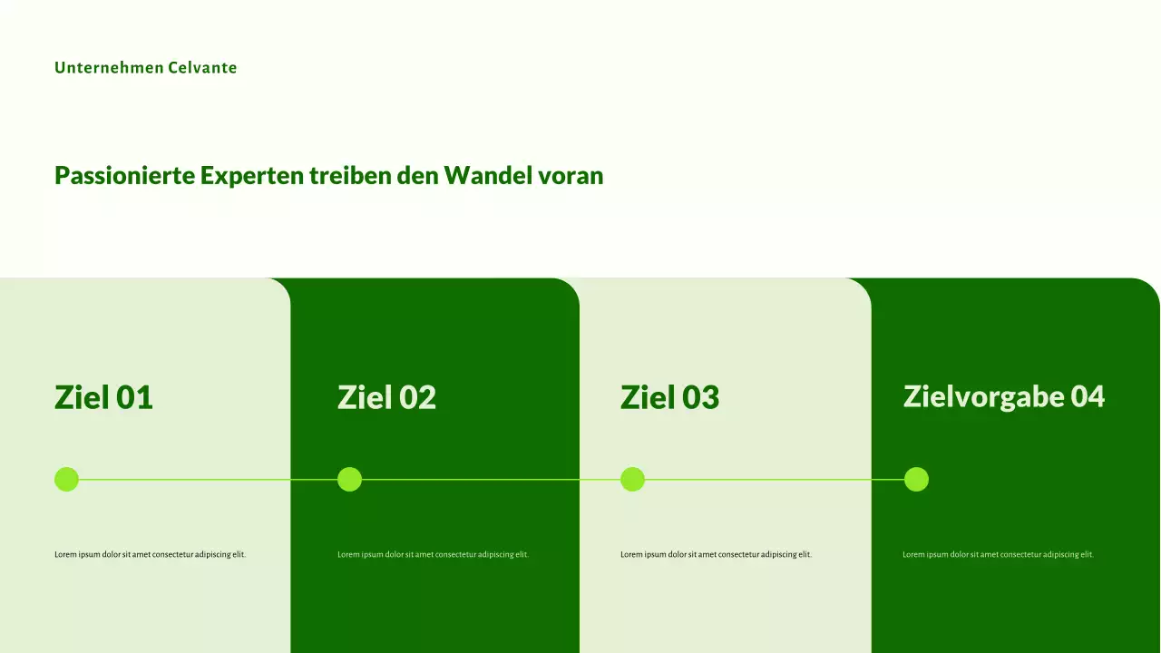 Grüne, moderne, umweltfreundliche Startups – Präsentation