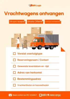 Oranje Eenvoudige Logistiekgids
