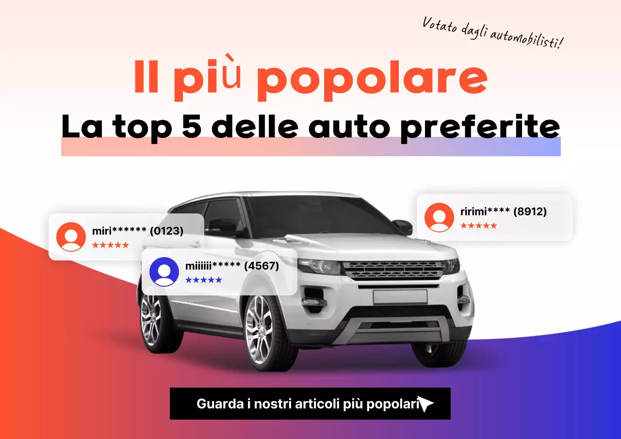 pubblicità di auto moderna rossa