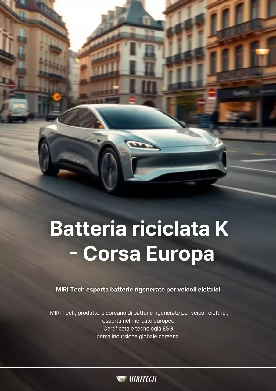Pubblicità di un'auto elettrica moderna grigia