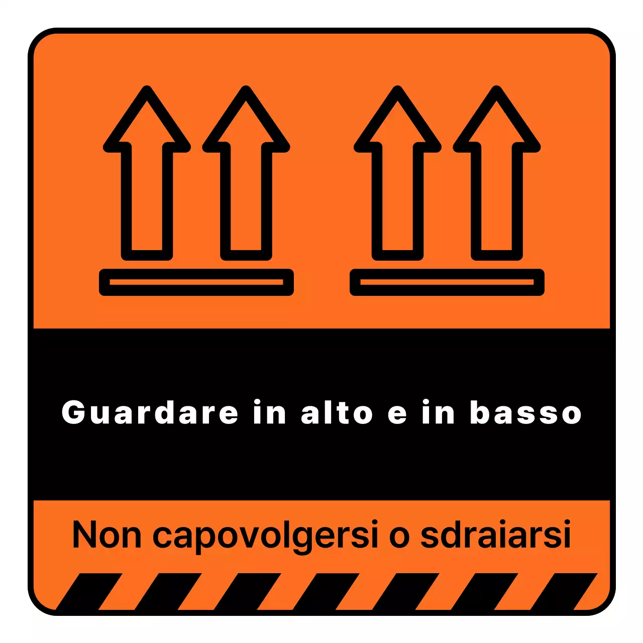 Linee guida di sicurezza di base arancioni