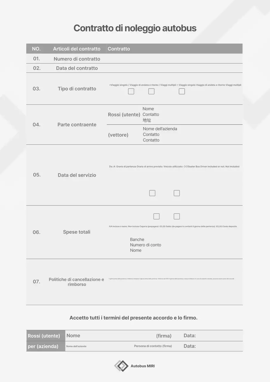 Manuale del contratto Gray Neat