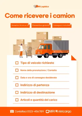 Guida logistica semplice di Orange
