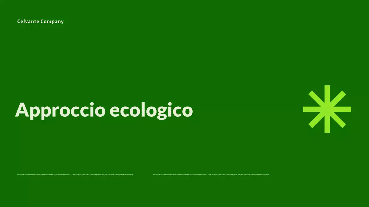 Presentazione di startup ecologiche, moderne e verdi