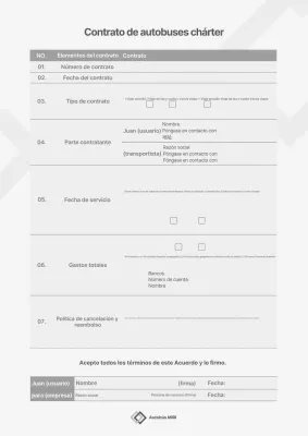 Manual de contrato de Gray Neat