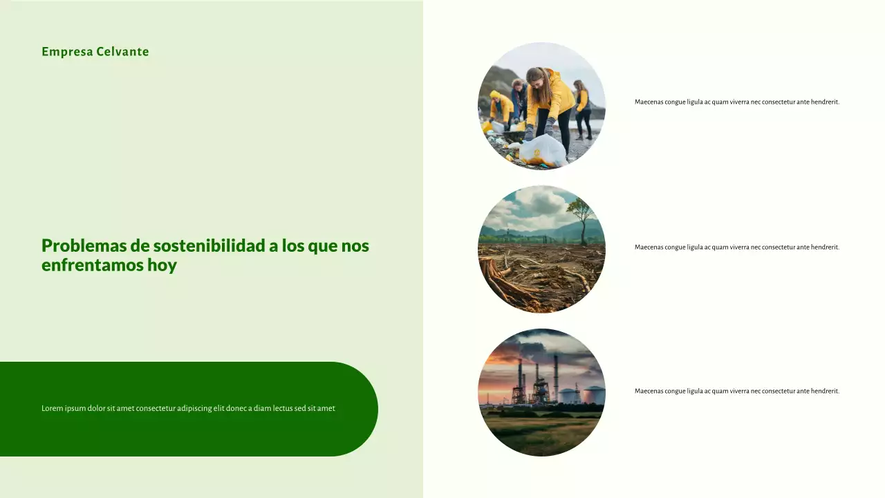 Presentación de startups ecológicas modernas y ecológicas