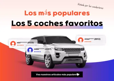 Anuncio de coche moderno rojo