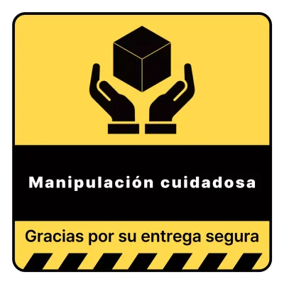 Precaución básica de manipulación amarilla Precaución