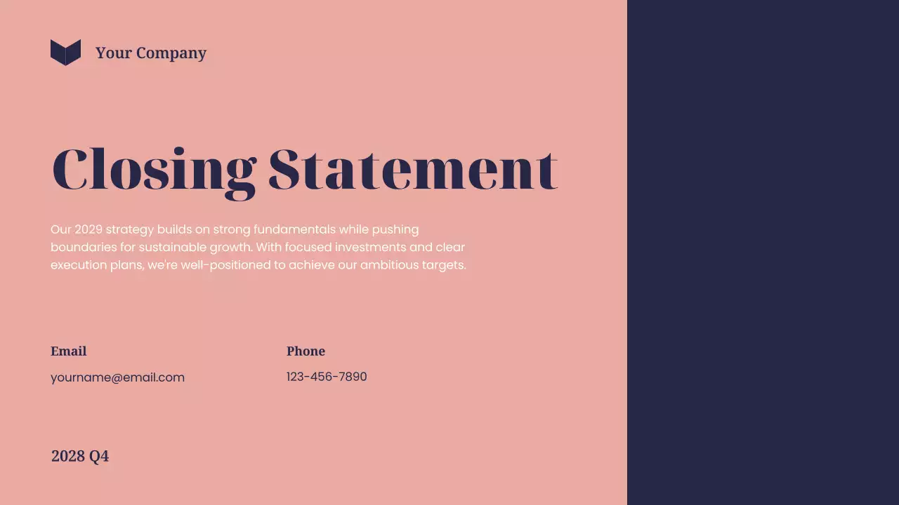 Pink Modern Business Report Presentation